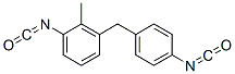 3-(p-isocyanatobenzyl)-o-tolyl isocyanate Struktur