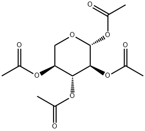 1,2,3,4-TETRA-O-ACETYL-BETA-L-XYLOPYRANOSE Struktur