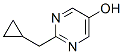 5-Pyrimidinol, 2-(cyclopropylmethyl)- (9CI) Struktur