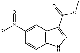 METHYL 5-NITRO-1H-INDAZOLE-3-CARBOXYLATE Struktur