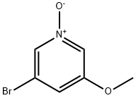 3-BROMO-5-METHOXYPYRIDINE-1-OXIDE Struktur