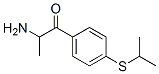 1-Propanone,  2-amino-1-[4-[(1-methylethyl)thio]phenyl]- Struktur