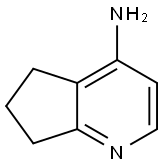 6,7-dihydro-5H-cyclopenta[b]pyridin-4-amine Struktur