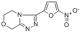 3-(5-Nitro-2-furyl)-8H-5,6-dihydro(1,2,4)triazolo(3,4-c)(1,4)oxazine Struktur