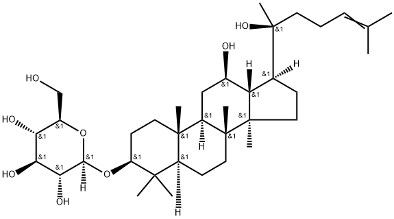 Ginsenoside Rh2 Struktur