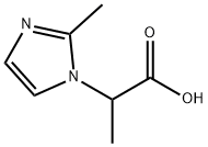 1H-Imidazole-1-aceticacid,alpha,2-dimethyl-(9CI) Struktur