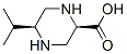 2-Piperazinecarboxylicacid,5-(1-methylethyl)-,(2R-cis)-(9CI) Struktur