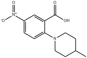 2-(4-METHYLPIPERIDIN-1-YL)-5-NITROBENZOIC ACID