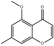 4H-1-Benzopyran-4-one, 5-Methoxy-7-Methyl- Struktur