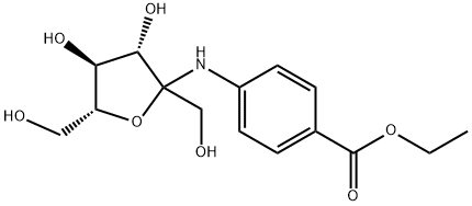 Benzocaine N-D-Fructoside Struktur