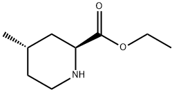 (2S-trans)-4-Methyl-2-piperidinecarboxylic Acid Ethyl Ester Struktur