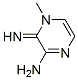 Pyrazinamine, 3,4-dihydro-3-imino-4-methyl- (9CI) Struktur