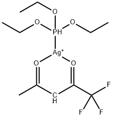 TRIETHOXYPHOSPHINE(TRIFLUOROACETYLACETONATE)SILVER(I) Struktur