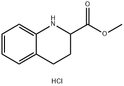 METHYL 1,2,3,4-TETRAHYDROQUINOLINE-2-CARBOXYLATE HYDROCHLORIDE Struktur