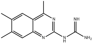 N-(4,6,7-TRIMETHYLQUINAZOLIN-2-YL)GUANIDINE Struktur