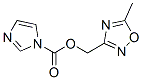 1H-Imidazole-1-carboxylicacid,(5-methyl-1,2,4-oxadiazol-3-yl)methylester(9CI) Struktur