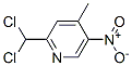 Pyridine, 2-(dichloromethyl)-4-methyl-5-nitro- (9CI) Struktur