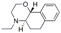 2H-Naphth[1,2-b]-1,4-oxazine,4-ethyl-3,4,4a,5,6,10b-hexahydro-,trans-(-)-(9CI) Struktur