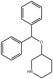 3-(二苯基甲氧基)哌啶, 78503-38-5, 結構式