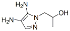 1H-Pyrazole-1-ethanol,  4,5-diamino--alpha--methyl- Struktur