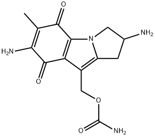 2,7-diaminomitosene Struktur