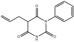 5-Allyl-1-phenylbarbituric acid Struktur