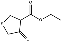 4-Ethoxycarbonylthiolan-3-one Struktur