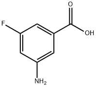 3-Amino-5-fluorobenzoic acid Struktur