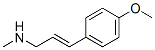 2-Propen-1-amine,3-(4-methoxyphenyl)-N-methyl-,(2E)-(9CI) Struktur