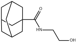 N-2-Hydroxyethyl-1-adamantylformamide Struktur