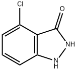 4-CHLORO-3-HYDROXY 1H-INDAZOLE Struktur