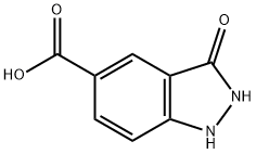 3-HYDROXY-5-(1H)INDAZOLE CARBOXYLIC ACID Struktur