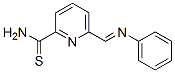 6-(phenyliminomethyl)pyridine-2-carbothioamide Struktur