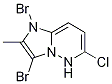 6-chloro-2-Methyl-3-broMo-iMidazo[1,2-b]pyridazine.1broMine Struktur