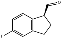 1H-Indene-1-carboxaldehyde,5-fluoro-2,3-dihydro-,(1S)-(9CI) Struktur