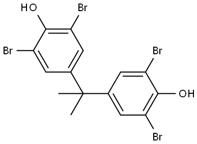 Tetrabromobisphenol A Struktur