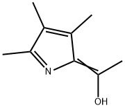 Ethanol, 1-(3,4,5-trimethyl-2H-pyrrol-2-ylidene)- (9CI) Struktur