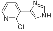 Pyridine,  2-chloro-3-(1H-imidazol-4-yl)-  (9CI) Struktur