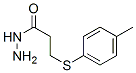 Propanoic acid, 3-[(4-methylphenyl)thio]-, hydrazide (9CI) Struktur