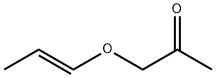 2-Propanone, 1-(1-propenyloxy)-, (E)- (9CI) Struktur