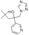 3-PYRIDINEMETHANOL, ALPHA-(2,2-DIMETHYLPROPYL)-ALPHA-(1H-1,2,4-TRIAZOL-1-YLMETHYL)- Struktur