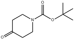 N-(tert-Butoxycarbonyl)-4-piperidone Structure