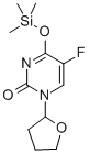 5-FLUORO-L-(2-FURANIDINYL)-4-(TRIMETHYLSILYLOXY)-2-PYRIMIDONE Struktur