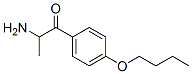 1-Propanone,  2-amino-1-(4-butoxyphenyl)- Struktur