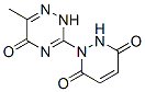 3,6-Pyridazinedione, 1-(2,5-dihydro-6-methyl-5-oxo-1,2,4-triazin-3-yl)-1,2-dihydro- (9CI) Struktur