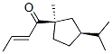 2-Buten-1-one,1-[(1R,3S)-1-methyl-3-(1-methylethyl)cyclopentyl]-,(2E)-(9CI) Struktur