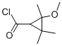 Cyclopropanecarbonyl chloride, 2-methoxy-2,3,3-trimethyl- (9CI) Struktur