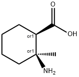 CIS-2-AMINO-2-METHYL-CYCLOHEXANECARBOXYLIC ACID Struktur