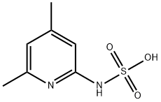 Sulfamic acid, (4,6-dimethyl-2-pyridinyl)- (9CI) Struktur