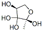 2,3,3,4(2H)-Furantetrol,dihydro-2-methyl-,(2R,4S)-(9CI) Struktur